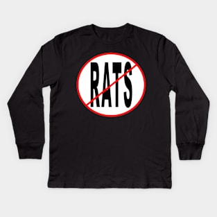 No Rats Kids Long Sleeve T-Shirt